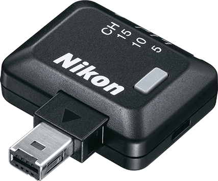 Product shot of a WR-R10 wireless remote controller