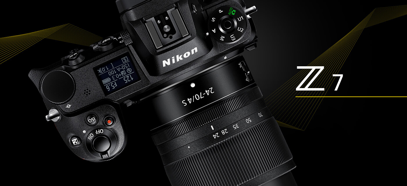 Top view of Nikon Z 7