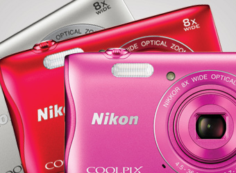 Collection of COOLPIX cameras