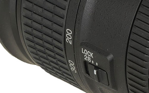 Nikon NIKKOR 28-300mm Lens Barrel focus switch