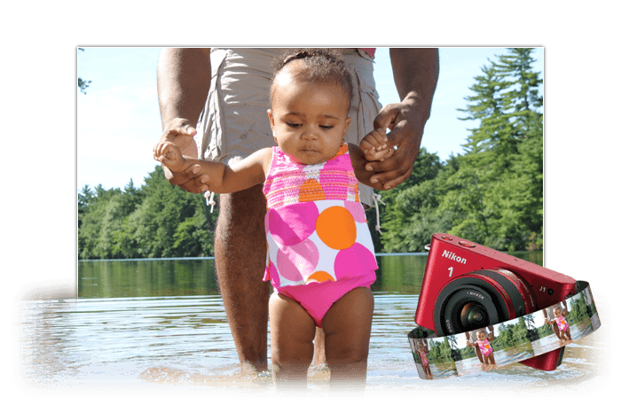 Nikon 1 Cameras bring to life those special moments through Motion Snapshot. In a single click, your vision takes flight&mdash;bringing vision, motion and sound to light. Reveal the essence that can&rsquo;t be captured in a single photo.