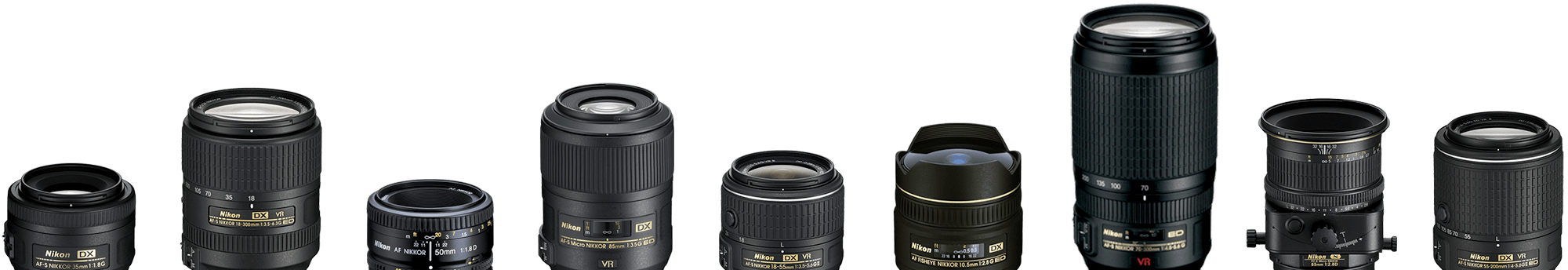 professional camera lenses