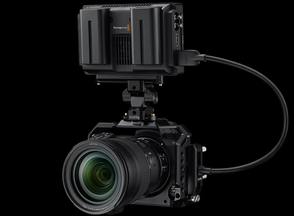 Camera with external recorder