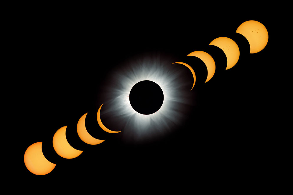 Cómo fotografiar un eclipse solar de Nikon
