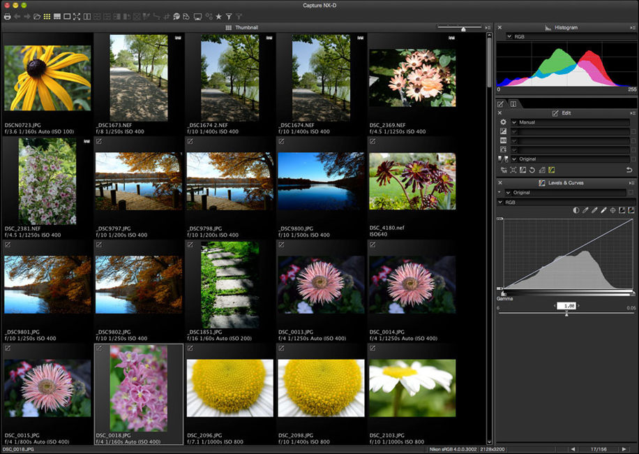 nikon's capture nx2 software